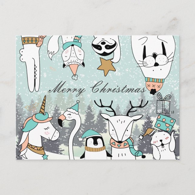Merry Christmas Postcard (Front)