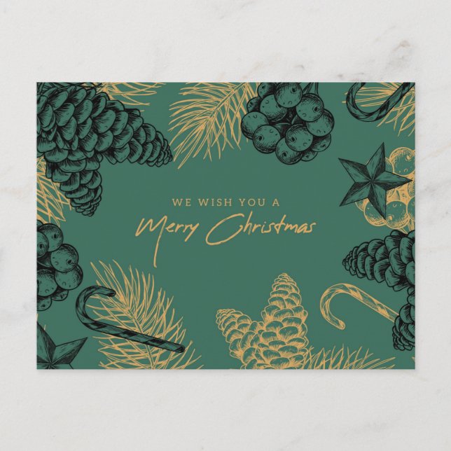 Merry Christmas Postcard (Front)