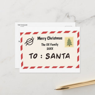 Merry Christmas Postcard