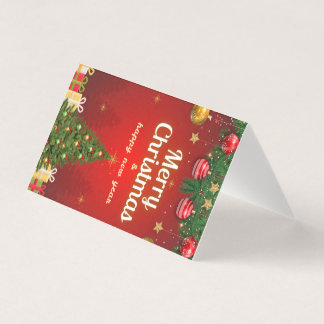 Merry Christmas Postcard | Festive Holiday Greetin
