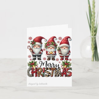Merry Christmas Postcard | Festive Holiday Greetin