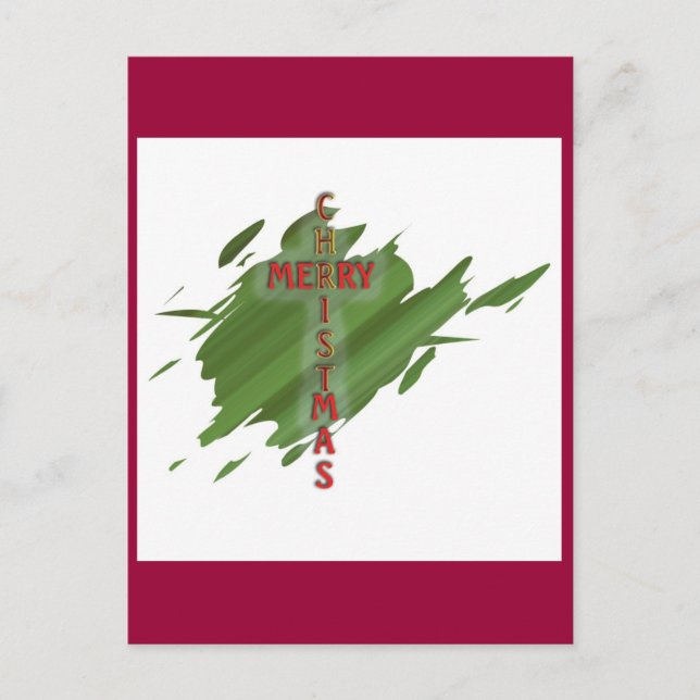 Merry CHRISTmas Postcards (Front)