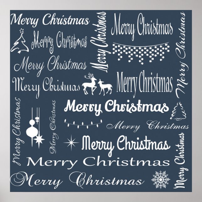 Merry Christmas Poster (Front)