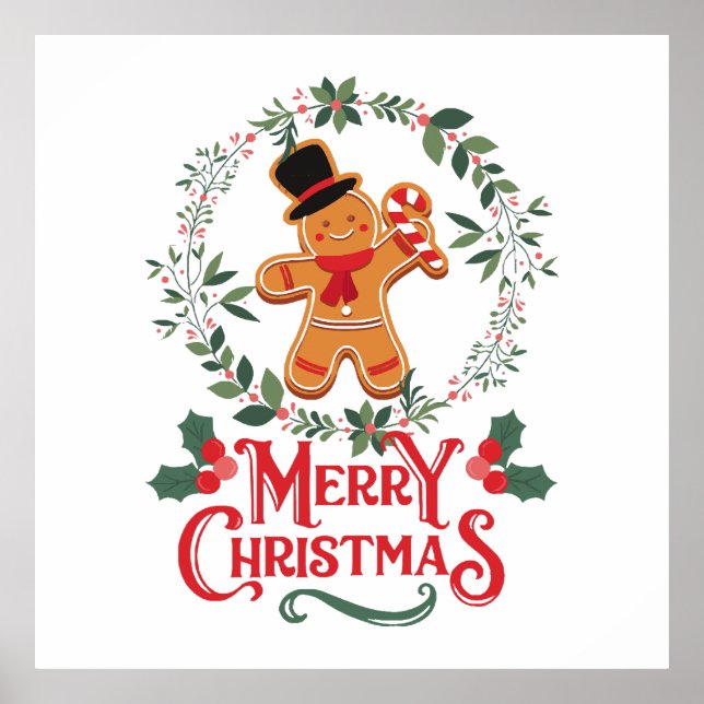 Merry Christmas Poster (Front)