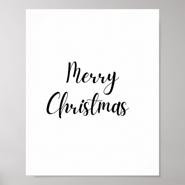 Merry Christmas Poster (Front)