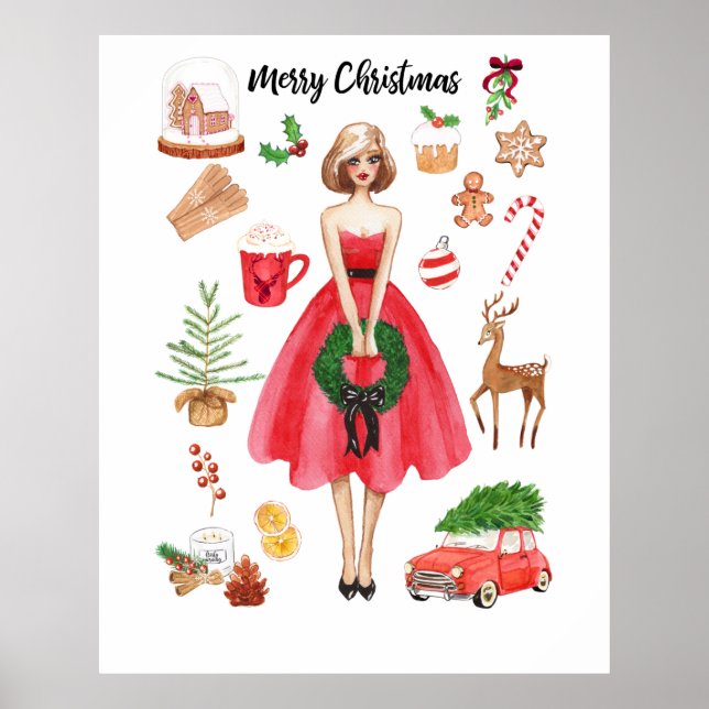 Merry Christmas Poster (Front)