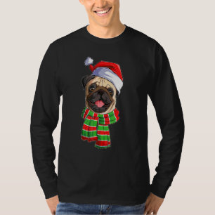 Merry Christmas Pug Dog Breed T-Shirt