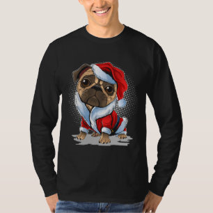 Merry christmas pug dog costume Classic T-Shirt 98
