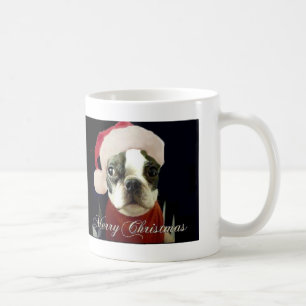 merry christmas PUG SANTA HAT LOOK Coffee Mug