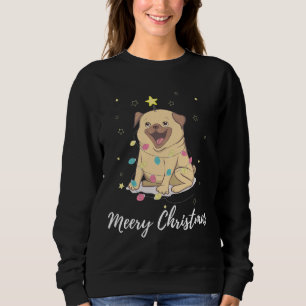 Merry Christmas Pug Shirt, Christmas Shirt For Pug