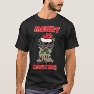 Merry Christmas Pug T-Shirt