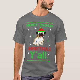 Merry Christmas Pug T-Shirt