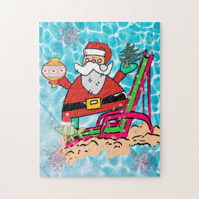 Merry Christmas Puzzle Christmas Santa's Toys (Vertical)