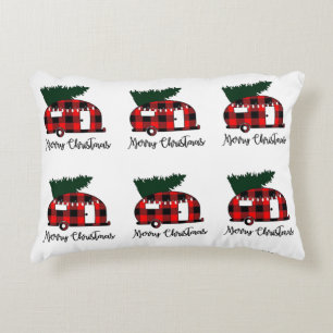 **MERRY CHRISTMAS** R.V. STYLE DECORATIVE CUSHION