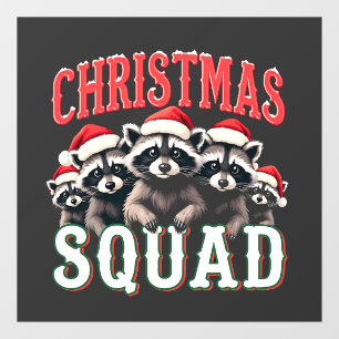 Merry Christmas Racoon Santa Hat Lovers 