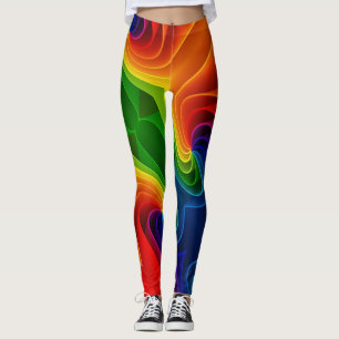 MERRY CHRISTMAS RAINBOW LEGGINGS
