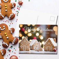 Merry Christmas Real Estate Gingerbread House