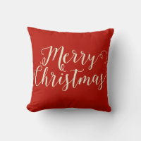Merry Christmas Red Beige Christmas