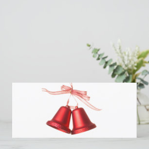 Merry Christmas Red Bell decoration with text
