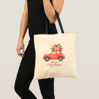 Merry Christmas Red Car – Personalized Holiday