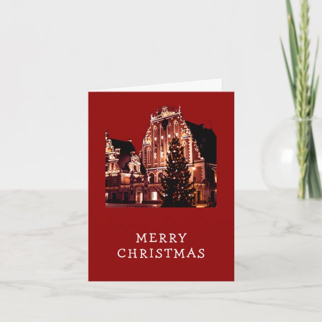 Merry Christmas red Card (Front)