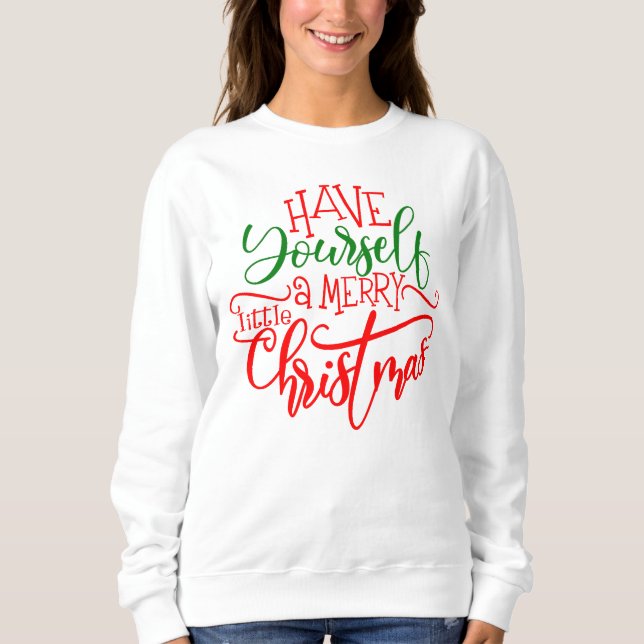 Merry Christmas Red Green Sweatshirt (Front)