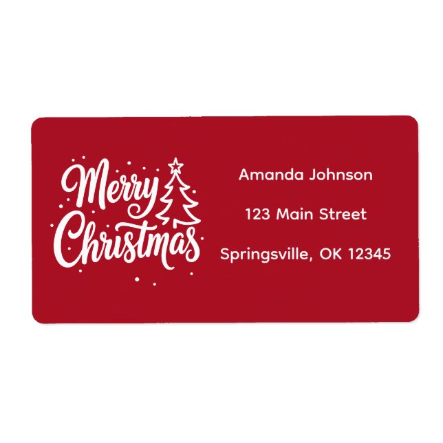 Merry Christmas Red Holiday (Front)