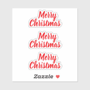 Merry christmas red modern trendy minimalist