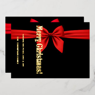 Merry Christmas, Red Ribbon Cute