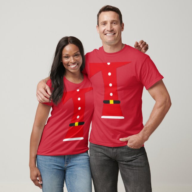 merry christmas red santa claus character t-shirts (Unisex)