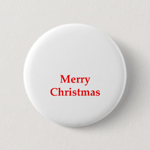 Merry Christmas Red The MUSEUM Zazzle Gifts 6 Cm Round Badge