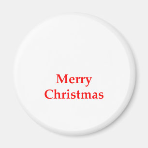 Merry Christmas Red The MUSEUM Zazzle Gifts Magnet