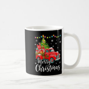 Merry Christmas Red Truck Family Christmas Matchin Coffee Mug