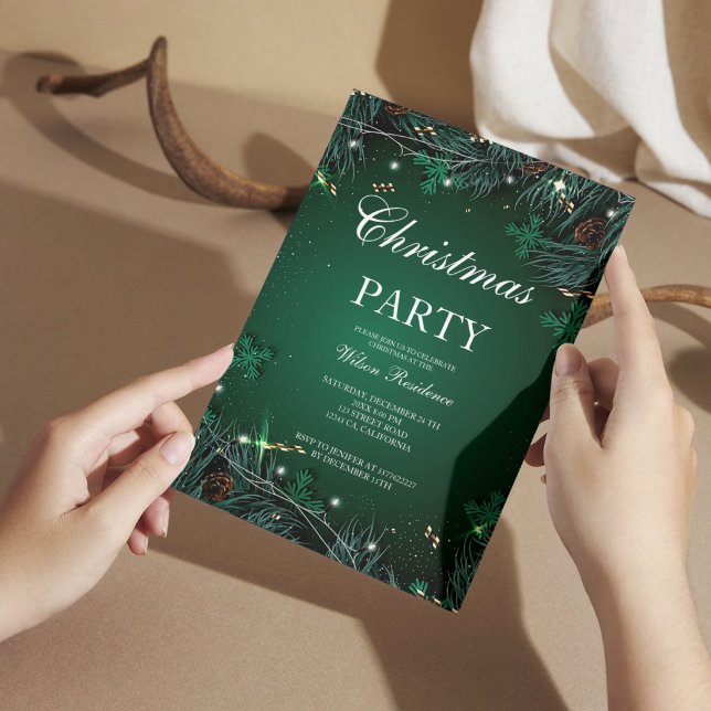 Merry Christmas | Red Typography Invitation (Creator Uploaded)