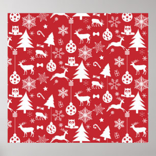 Merry Christmas: Red Vintage Collection Poster