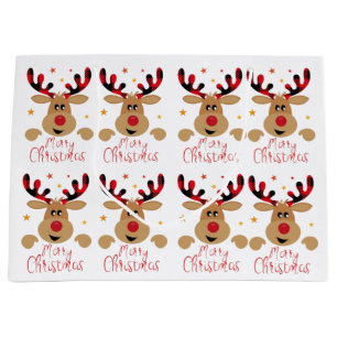 Merry Christmas Reindeer Gift bag