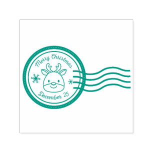 Merry Christmas Reindeer Self-inking Stamp