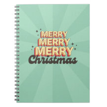 Merry Christmas retro 3d design text
