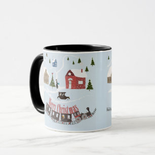 Merry Christmas , retro Mug