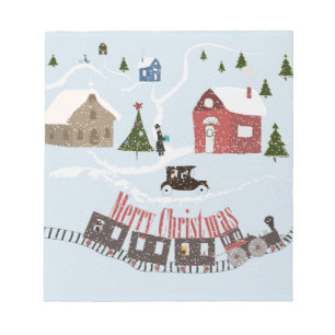Merry Christmas , retro Notepad