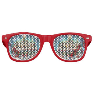 Merry Christmas Retro Sunglasses