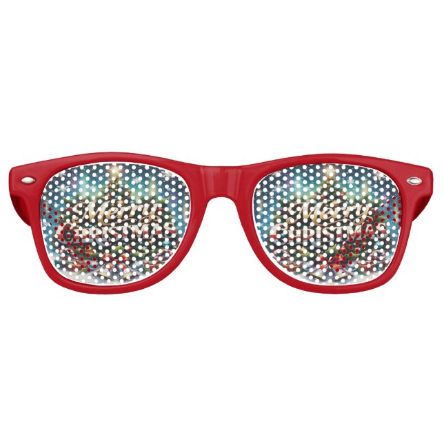 Merry Christmas Retro Sunglasses (Front)