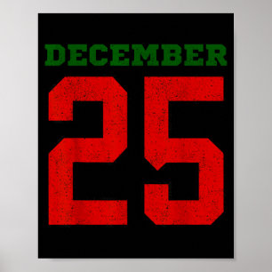 Merry Christmas Retro Xmas December Holiday Men Wo Poster
