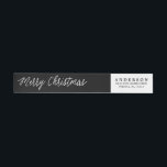 MERRY CHRISTMAS return address wrap labels<br><div class="desc"></div>