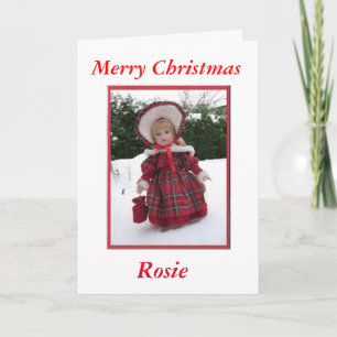 Merry Christmas Rosie Holiday Card