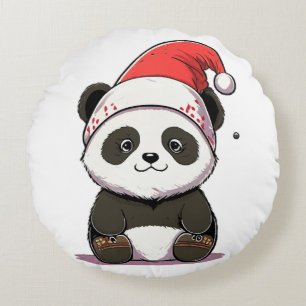 merry christmas round cushion