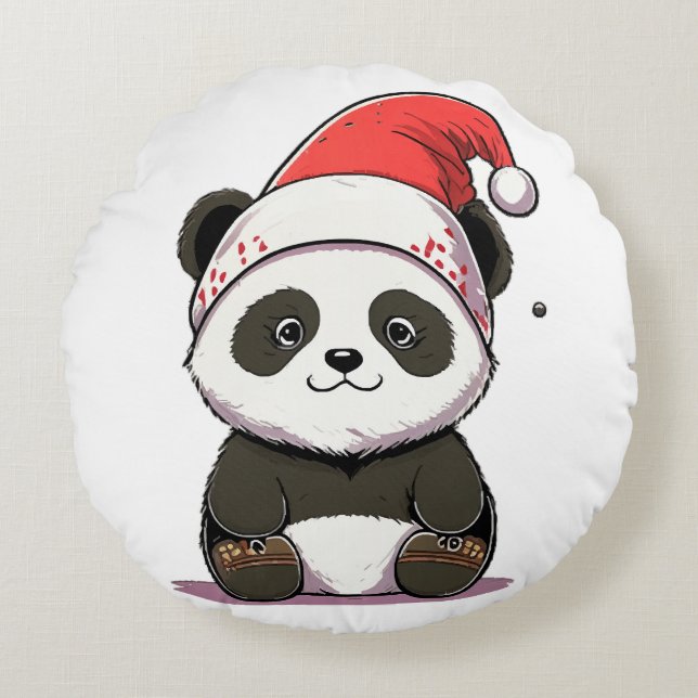 merry christmas round cushion (Front)