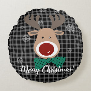 Merry Christmas! Round Cushion