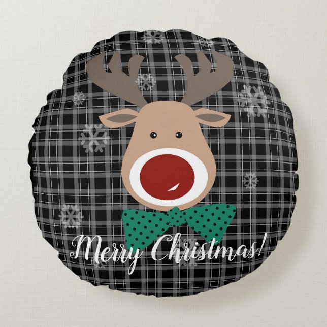 Merry Christmas!   Round Cushion (Front)