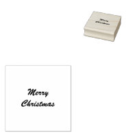Merry Christmas Rubber Stamp